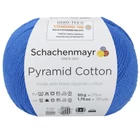 Pyramid Cotton extrafinom pamutfonal azur kék színben