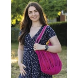 Kötélhágcsó mintával kötött szatyor Catania Grande kötésminta