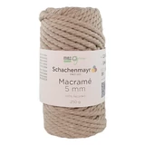 Schachenmayr macramé 5 mm homok