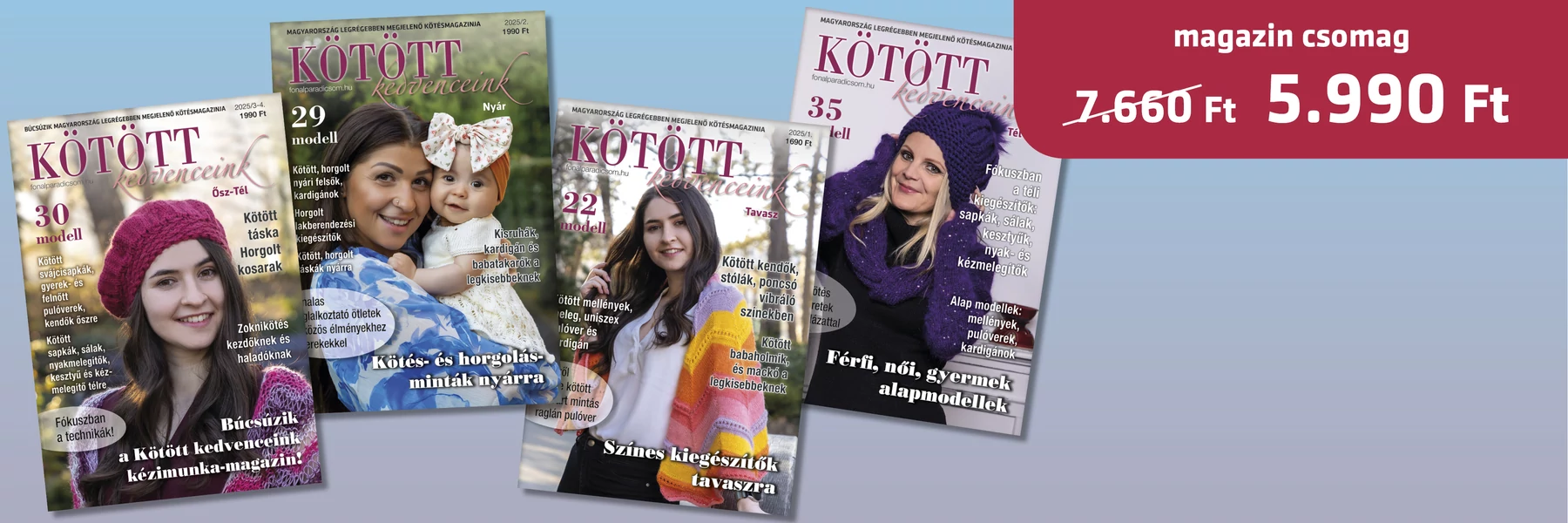 Kötött kedvenceink lapcsomag 2025