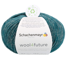 wool4future teal, zöld 00065
