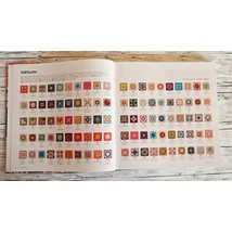 100 Modern horgolt négyzet tartalom