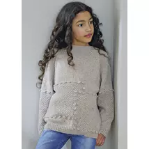 Tuscany Tweed kötött pulóver kislányoknak 