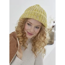 Uniszex sapka felnőtteknek, kötésminta