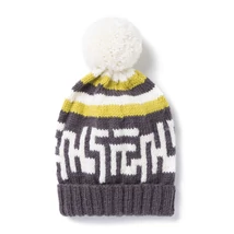 Jacquard mintás szett: sapka és csősál gyerekeknek, kötésminta