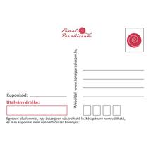 Fonalutalvány  egyedi értékkel fonalparadicsom képeslap