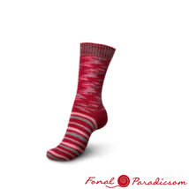 Regia Pairfect Crazy Neon Color 4 szálas zoknifonal  piros - rózsaszín-szürke  07143