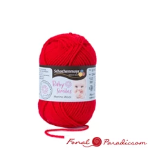 Merino Wool Baby Smile Piros 01030