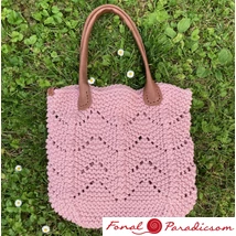 Kézműves bőr felvarrható táskafül