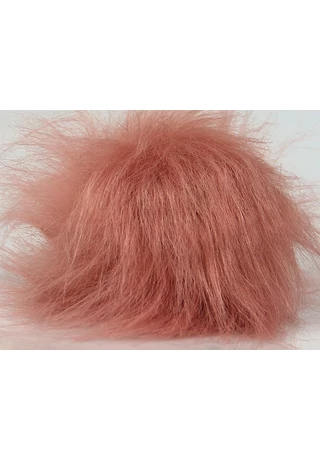 Pompom Faux Fur wintage rózsaszín 1315