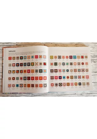 100 Modern horgolt négyzet