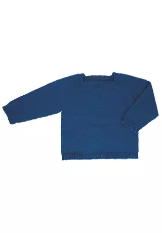 haromszögmintás pulóver totyogóknak Merino Extrafine 120 fonalból kötve