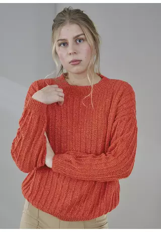 Bordás mintás pulóver Tuscany Tweed