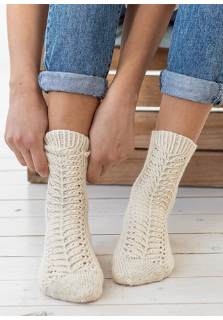 Azsúrmintás női zokni egyenes sarokkal Regia 4 szálas fonalakra