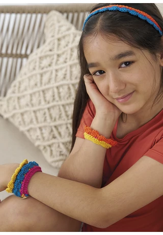 Karkötő kislányoknak, Catania horgolásminta