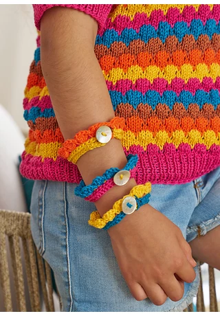 Karkötő kislányoknak, Catania horgolásminta