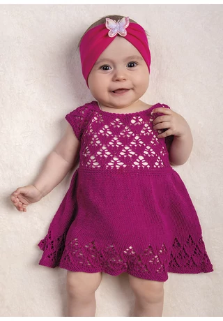 Rombuszmintás babaruha