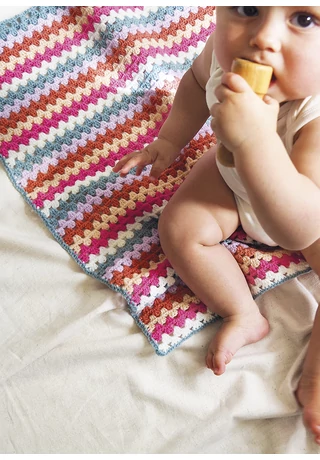 Horgolt babatakaró nyárra