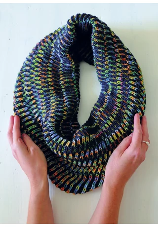 Körsál briós (brioche) mintával, kötésminta