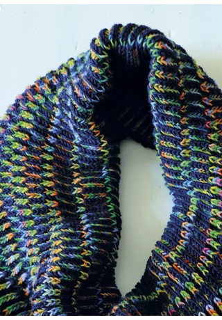 Körsál briós (brioche) mintával, kötésminta