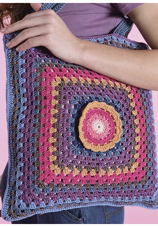 Horgolt táska, horgolásminta