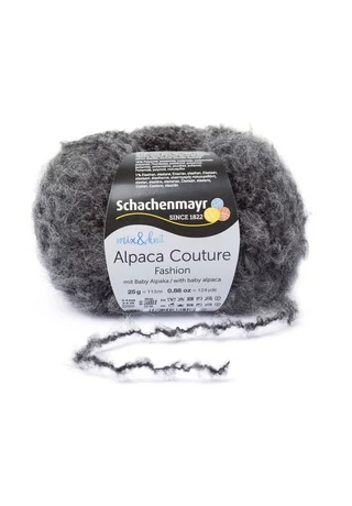 Alpaca Couture antracit szürke 00098