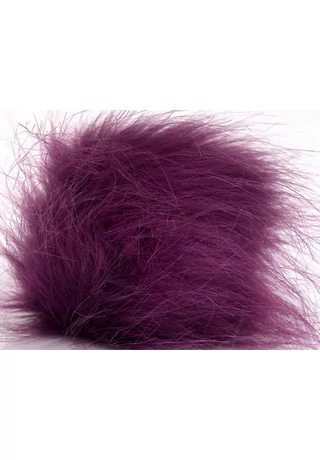  Pompom Faux Fur sötét lila 1266