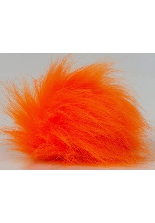 Pompom Faux Fur neon narancssárga 1311