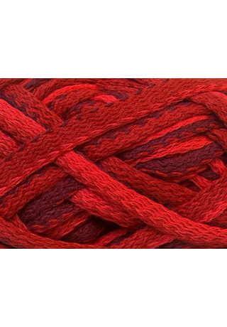 Frilly Wool piros, lila, burgundi sálfonal