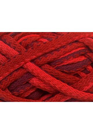 Frilly Wool piros, lila, burgundi sálfonal
