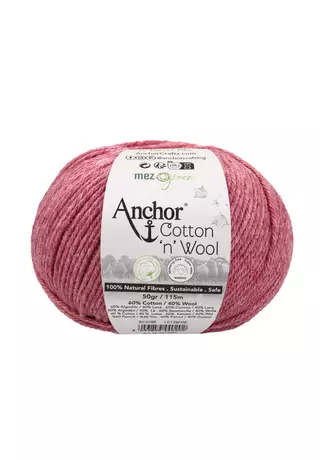 Anchor Cotton &amp;quot;n&amp;quot; Wool rubint rózsaszín 00078