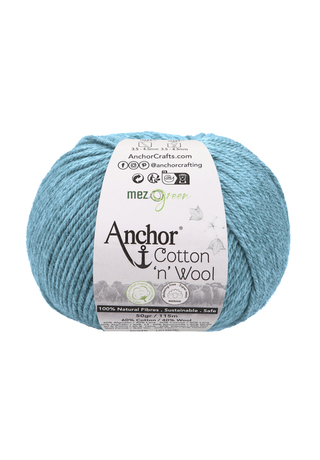Anchor Cotton &amp;quot;n&amp;quot; Wool aquamarin kék 00167