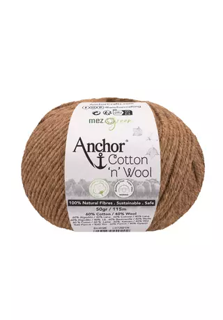 Anchor Cotton &amp;quot;n&amp;quot; Wool tigrisszem barna