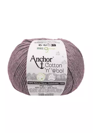 Anchor Cotton &amp;quot;n&amp;quot; Wool ametiszt lila