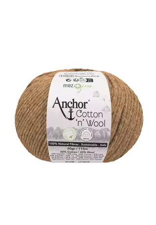 Anchor Cotton &amp;quot;n&amp;quot; Wool füstkvarc barna