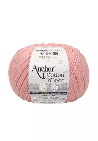 Anchor Cotton &amp;quot;n&amp;quot; Wool rózsakvarc rózsaszín 00893