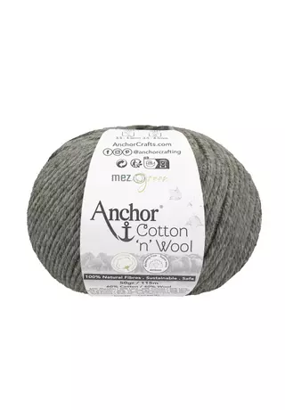 Anchor Cotton &amp;quot;n&amp;quot; Wool onix szürke
