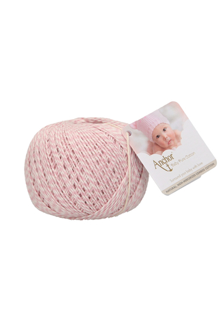 Anchor Baby Pure Cotton mouliné világos pink-krém 502