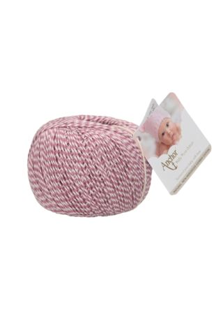 Anchor Baby Pure Cotton mouliné pink-krém 503