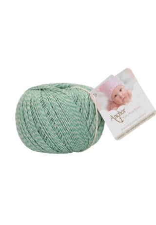 Anchor Baby Pure Cotton mouliné krém-zöld 505