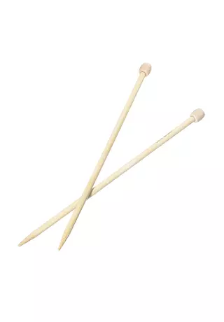 Bambusz egyenes kötőtű 5 mm