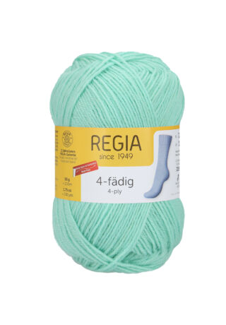 Regia Unicolor 50 g 4 szálas zoknifonal agua zöldes-kék 01061