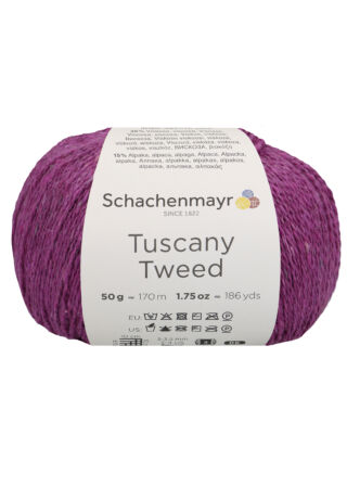 Tuscany Tweed málna sötét rózsaszín 00034