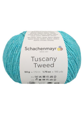 Tuscany Tweed türkiz kék 00068