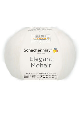 Elegant Mohair fehér 00001