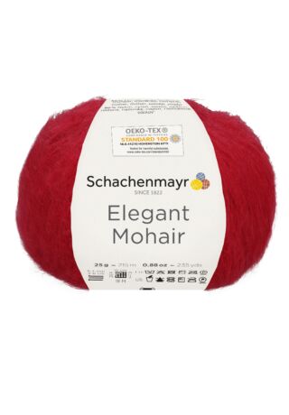 Elegant Mohair cseresznye piros 00030