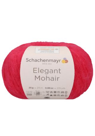 Elegant Mohair málna piros 00034