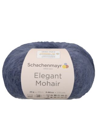 Elegant Mohair füst kék 00051