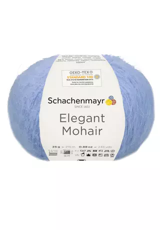 Elegant Mohair világos kék 00052