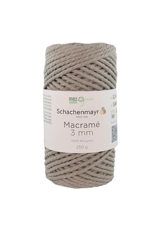 Schachenmayr macramé 3 mm bézs